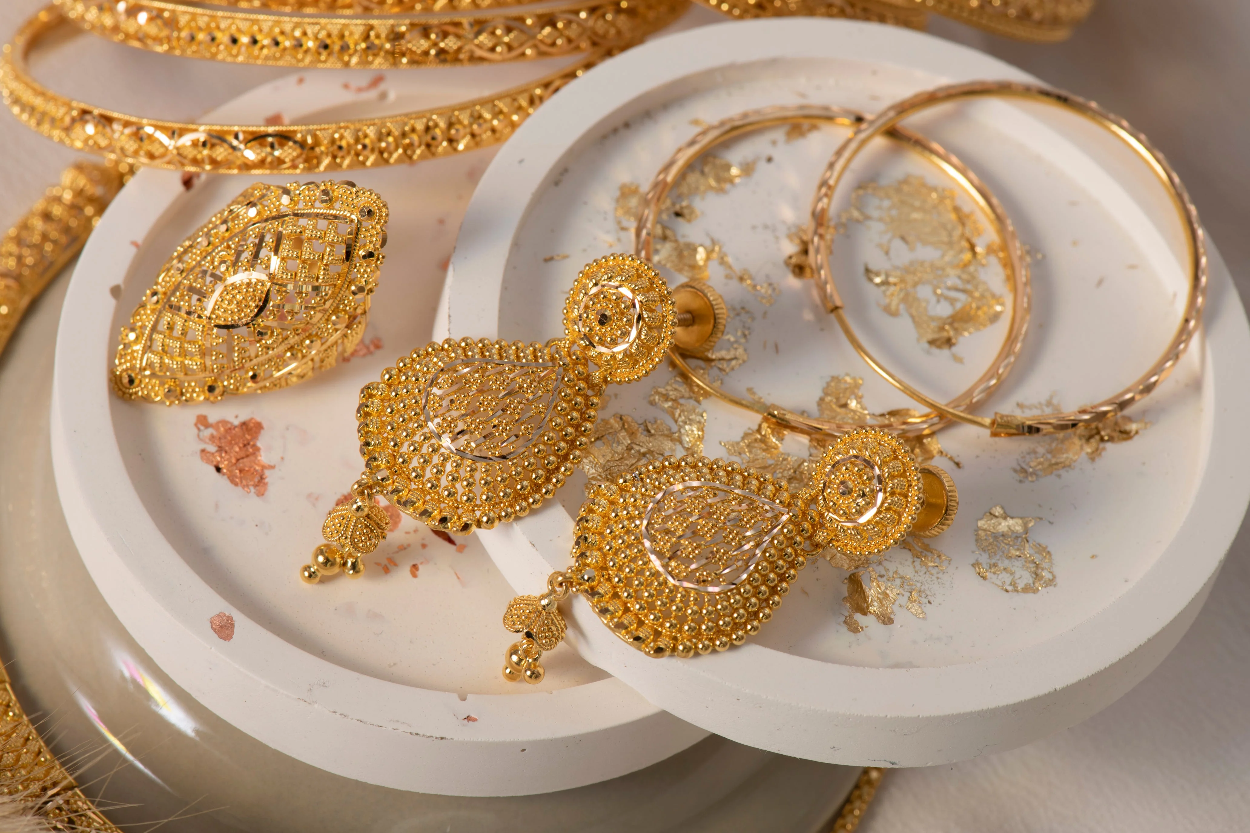 New 22ct Gold Dress/Cocktail Plain Ring - Image 4