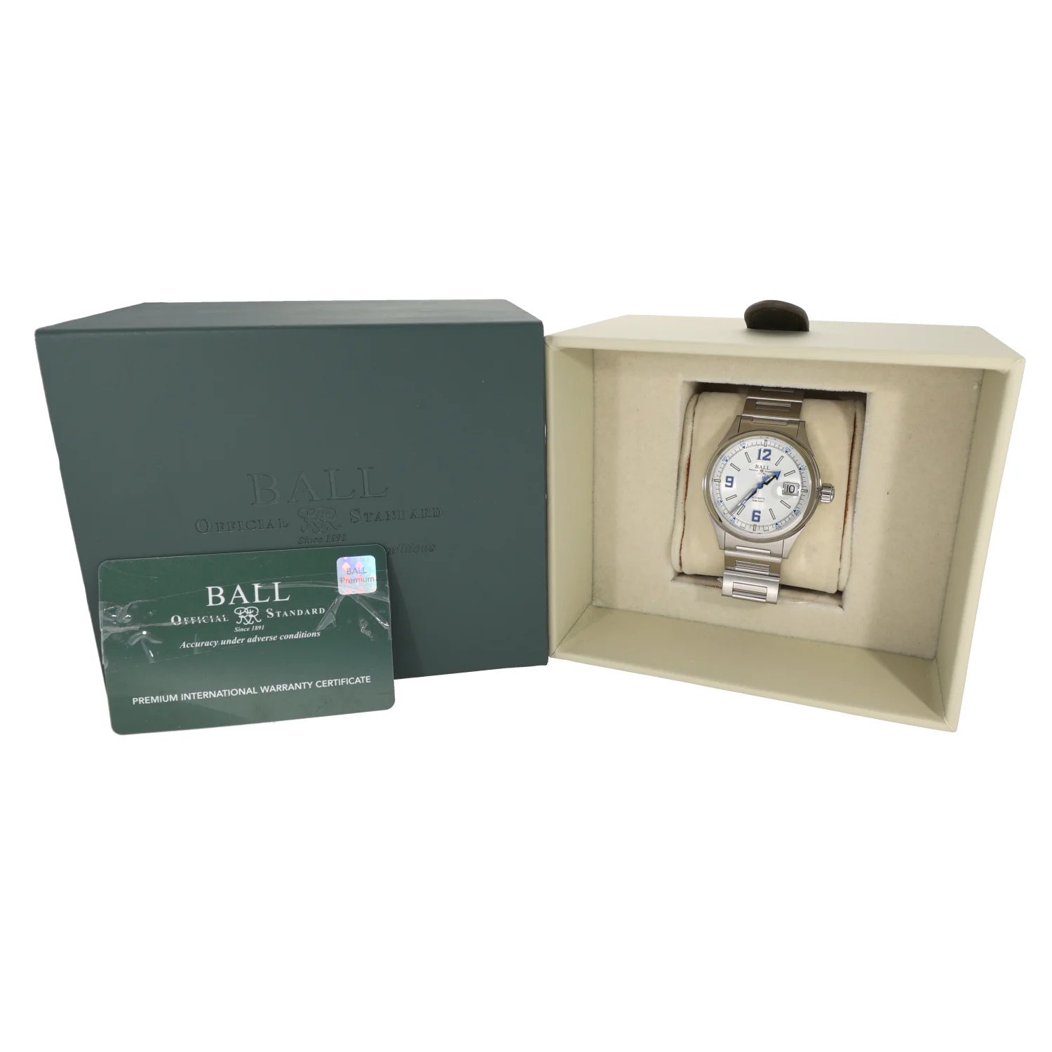 Ball Fireman Racer NM2088C 40mm Stainless Steel Watch - Image 4