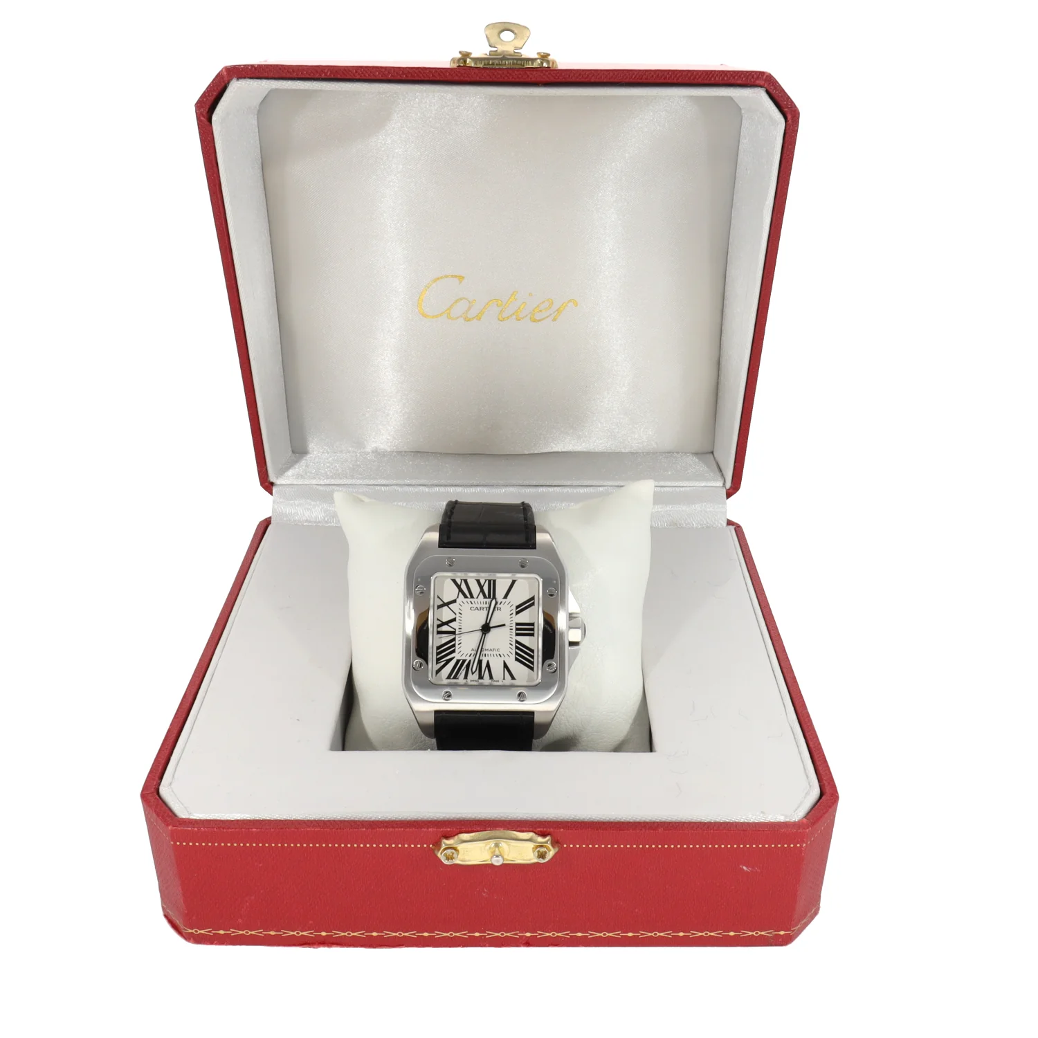 Cartier Santos 100 W20073X8 38mm Stainless Steel Watch - Image 4